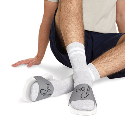 LREAM POET Men's PU Slide Sandals