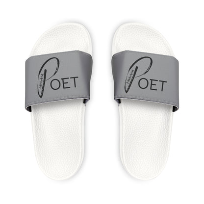 LREAM POET Men's PU Slide Sandals